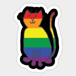 Kitty Cat Pride Sticker